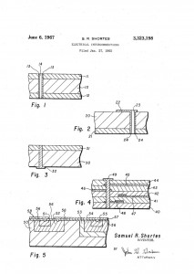 1967 প্রথম থ্রু-হোল PCB প্রযুক্তি পেটেন্ট